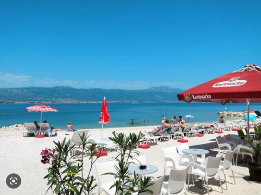 Luxury Villa Lana Apt, Seaview Terrace, Large Outdoor Space, Bbq Trogir Buitenkant foto